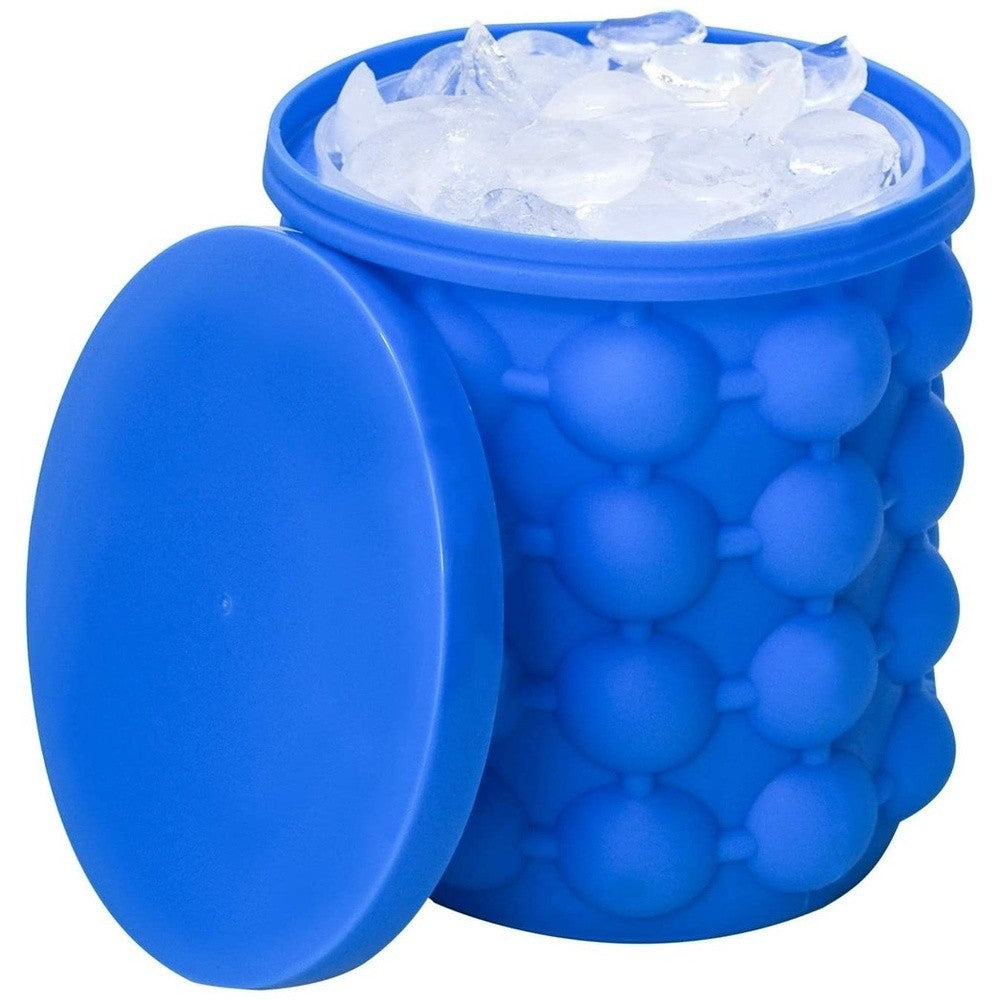 Balde De Silicone Para Fazer Gelo Rápido