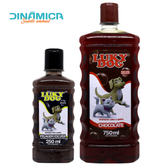 Shampoo Luky Dog Chocolate / Condicionador Luky Dog Chocolate (emb.: 250 ml e/ou 750 ml)